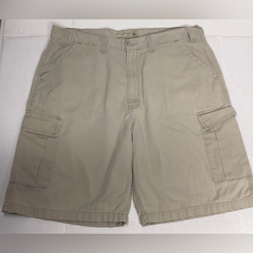 Vintage Levis Silvertab Cargo Shorts Mens 36 Tan Khaki Loose Baggy Y2K 2001